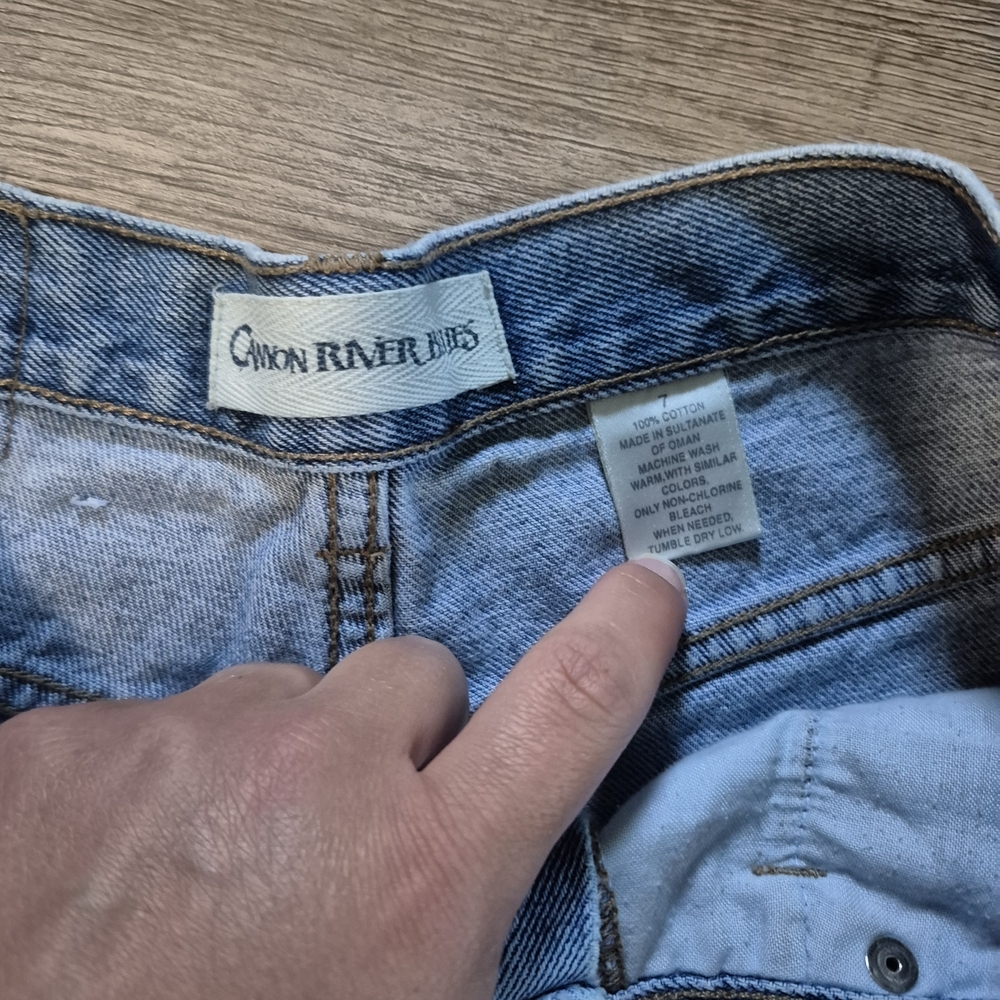 Canyon River Blues Light Blue Jean Shorts - Picture 4 of 7